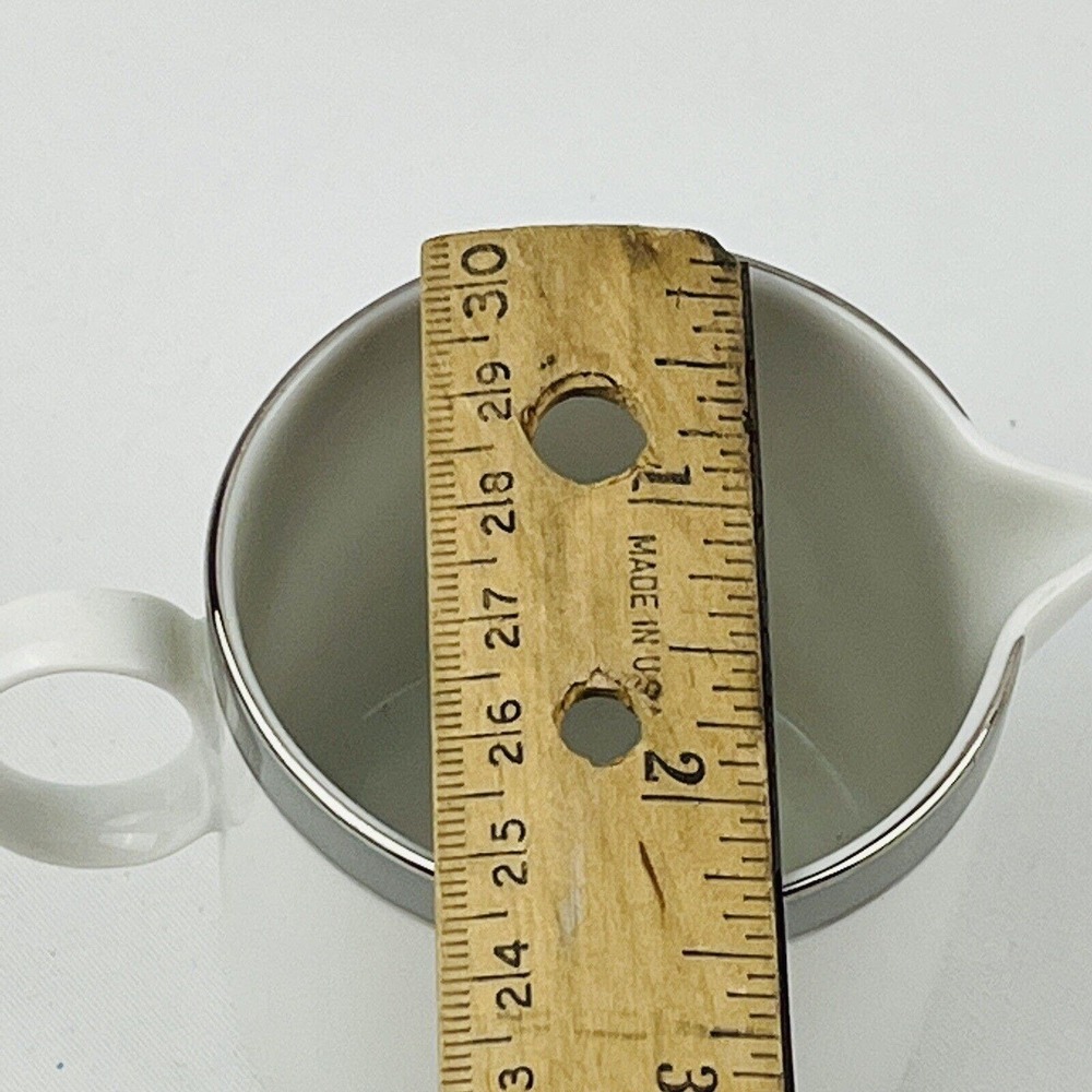 Vintage Thomas Creamer 2.5" Gray Platinum Band & Trim THO194 - Picture 9 of 9